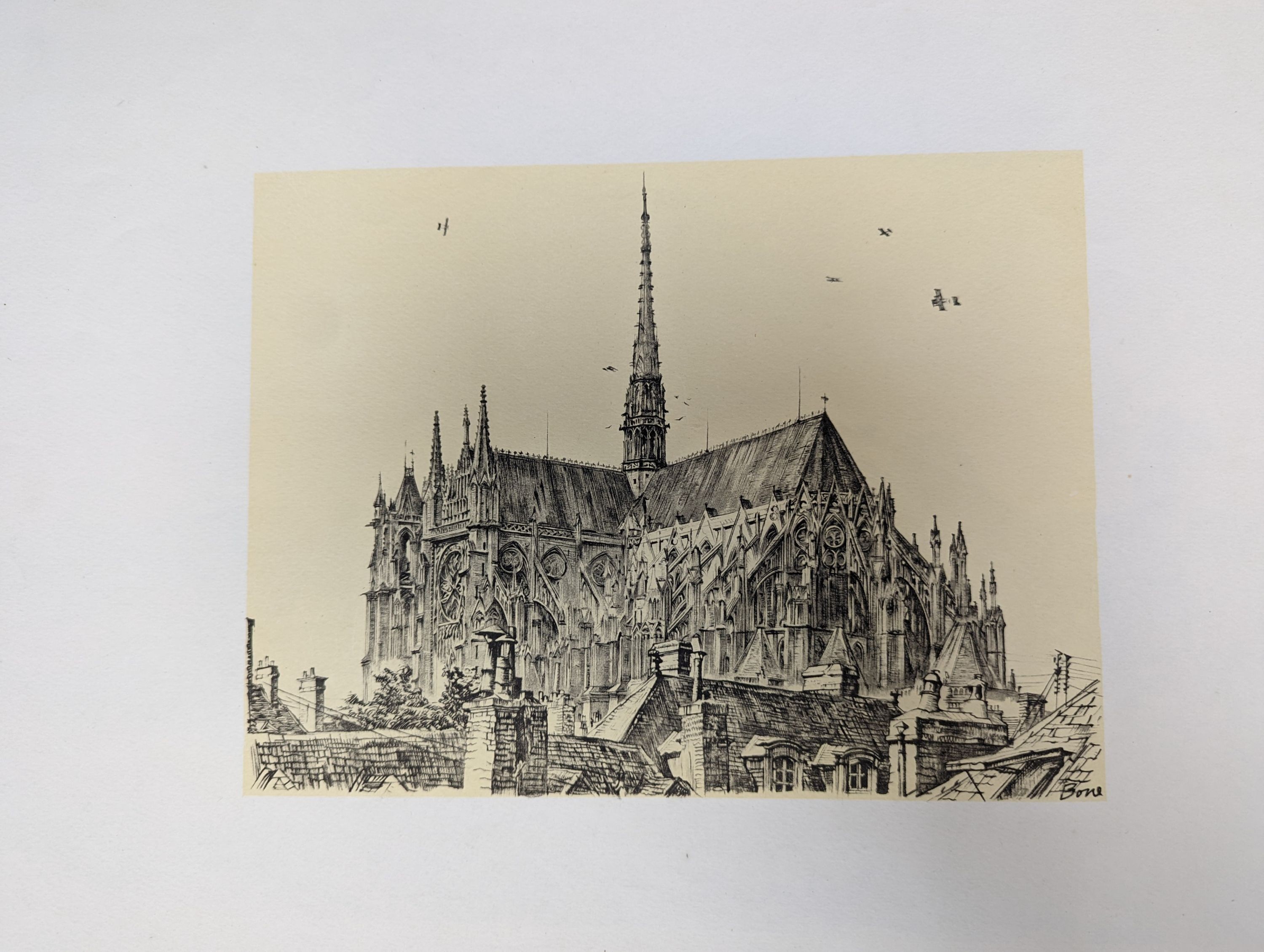 After Muirhead Bone, twenty colour prints, Scenes from the Great War, overall 40 x 52cm